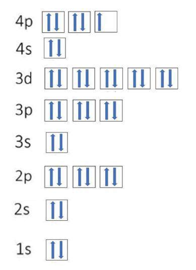 Draw the orbital diagram for this element: Br | Quizlet