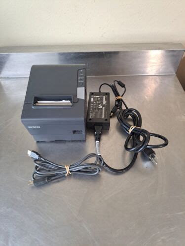 Epson Tm T88v M244a Pos Thermal Receipt Printer With Adapter And Power Cord Ebay