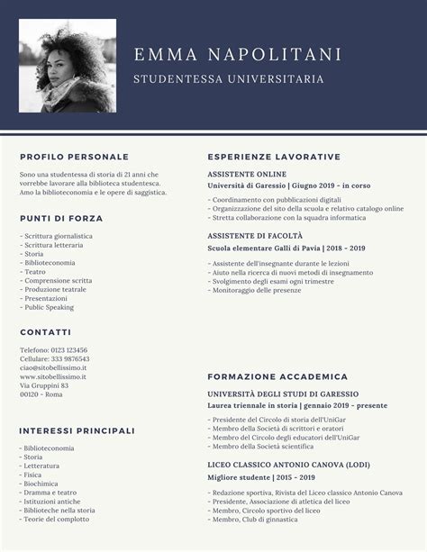 pezzo Massaggio artico curriculum vitae con fotografia Papà pneumatico