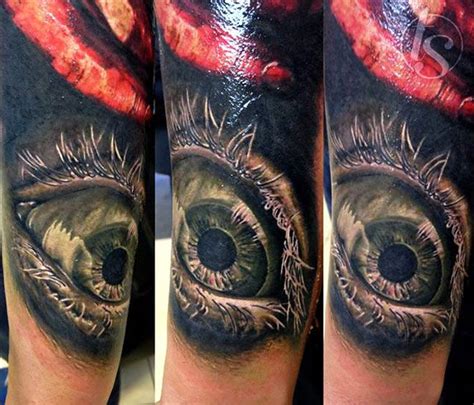 Eyes Tattoo By Zsofia Belteczky Post