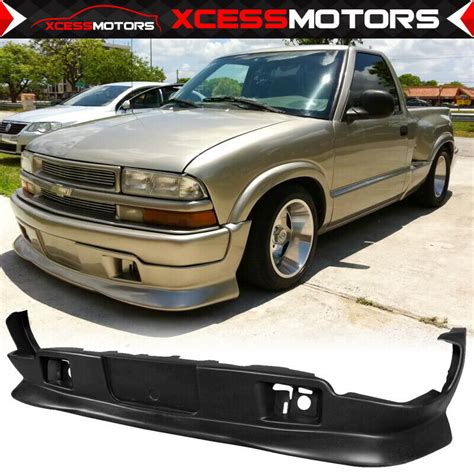 98 04 Chevy S10 Pickup EXTREME Style PU Urethane Front Bumper Lip