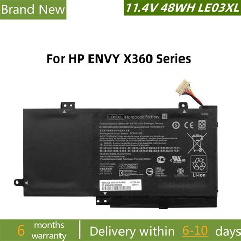 LE03XL LE03 11 4V 48WH Battery For HP ENVY X360 M6 W102DX W102DX 796356