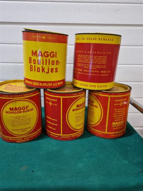 Blikken Maggi Bouillon Blokjes T Olde Gre J