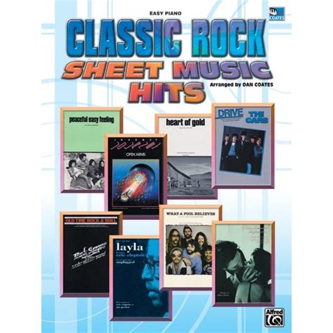 Classic Rock Sheet Music Hits Easy Piano