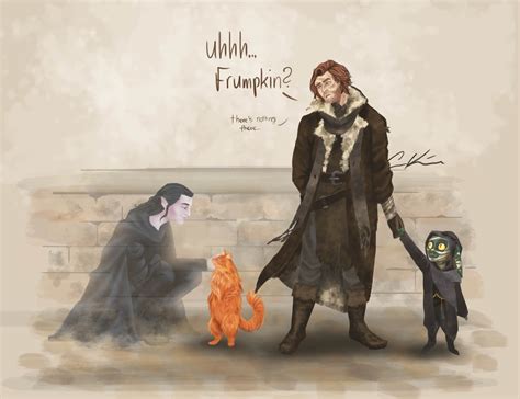 Caleb Nott And Frumpkin With Vax Liam Obrien Vox Machina The Mighty Nein Critical Role