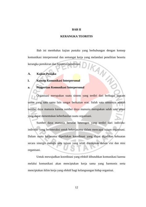 Pdf Kerangka Teoritis A Kajian Pustaka 1 A A Operator Upload S Pkr 0705477