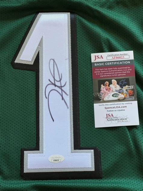 Jalen Hurts Autographed Philadelphia Eagles Pro Style Jersey JSA Got