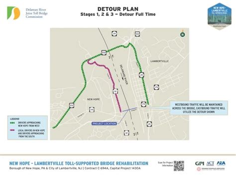 Construction Schedule Announced For 2024 New Hope Lambertville Bridge