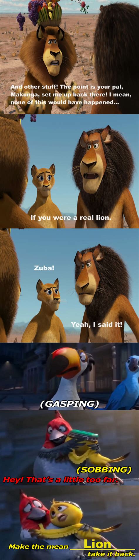 Rafael, Nico and Pedro Find Zuba Going Too Far by aaronhardy523 on