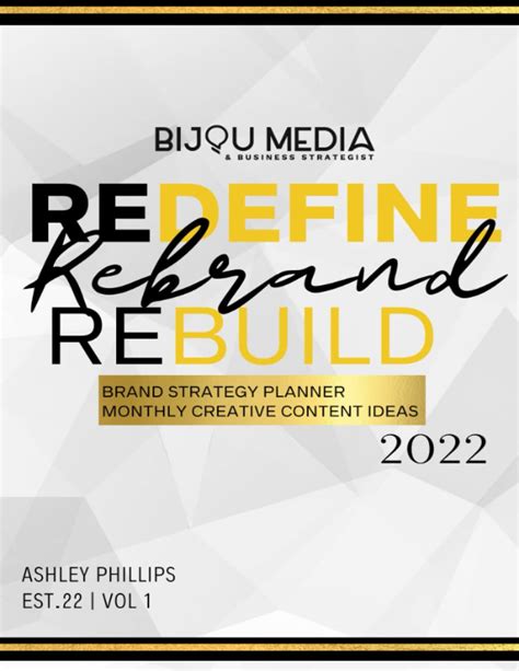 2022 Brand Strategy Planner Redefine Rebrand And Rebuild Business