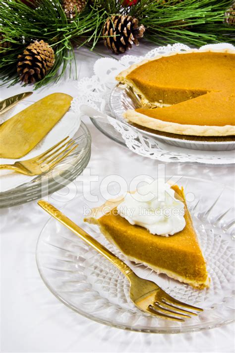 Pumpkin Pie Slice Stock Photo | Royalty-Free | FreeImages