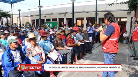 Entrega De Lentes A Los Beneficiarios Del Programa Pensi N En El