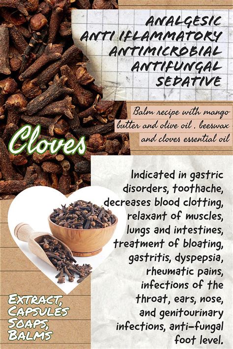 Cloves Benefits Photograph By Ana Naturist Fine Art America