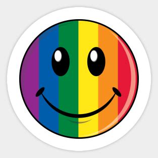 Rainbow Smiley Face Stickers For Sale TeePublic