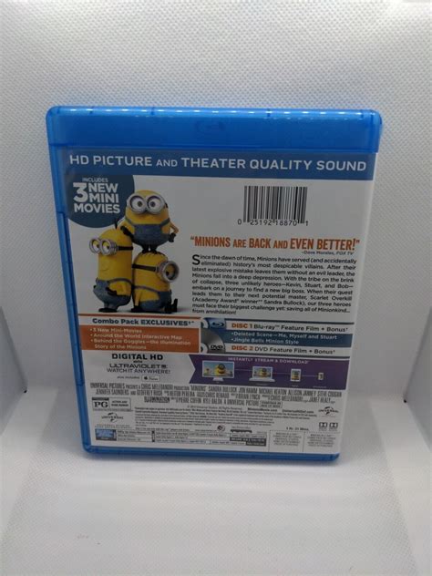 Dvd With Case Only Minions 2015 Ebay