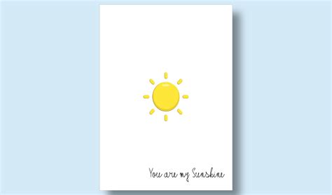 You Are My Sunshine Poster | Shannan With an A