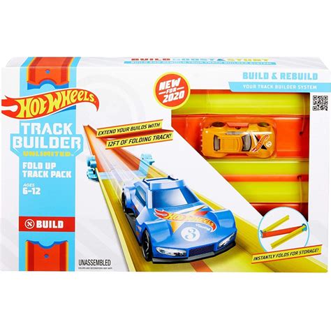 Mattel Hot Wheels Track Builder Fold Up Track Pack Βασικά Εξαρτήματα Πίστας GLC GLC Toys