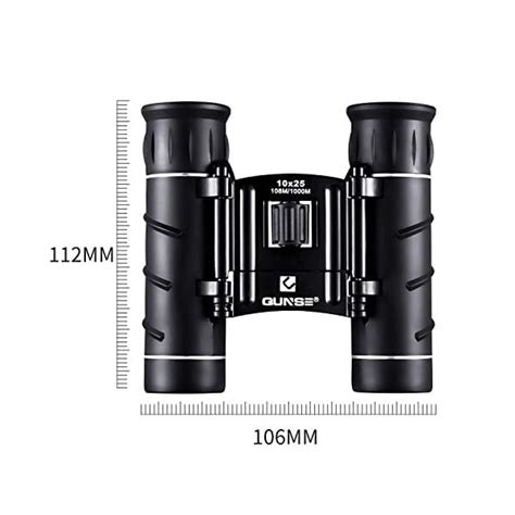 QUNSE Mini Jumelles 10X25 compactes dextérieur Pliable Etanche et