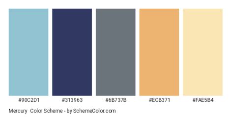 Mercury Color Scheme » Gray » SchemeColor.com