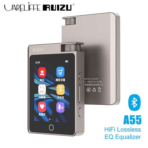 Uareliffe RUIZU A55 Music Player 16GB HiFi Decodificação Sem Perdas