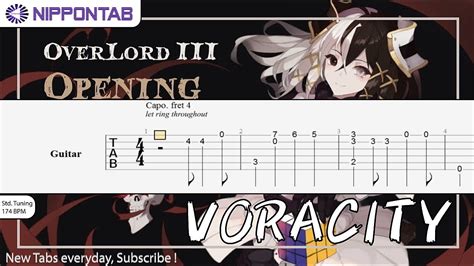 Guitar Tab Voracity Fingerstyle Iii Op Overlord Iii Op