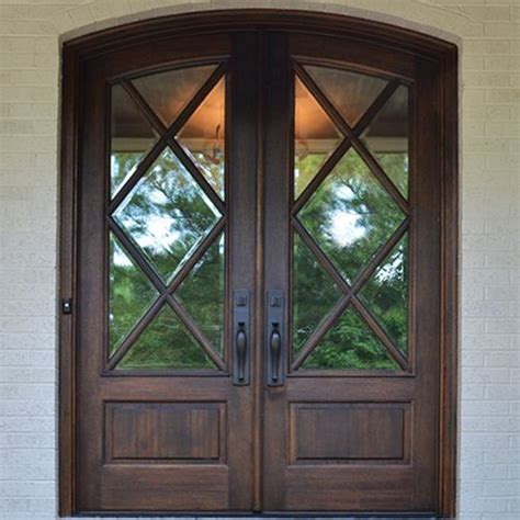 Double Arched Seeded Glass Front Door Glass Door Ideas