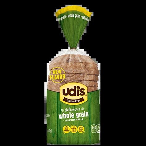 Udis Whole Grain Sandwich Bread Gluten Free 340g Your Health Food