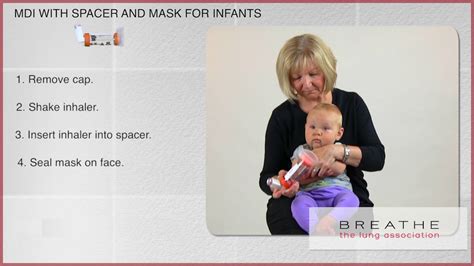 How To Use Your MDI With Spacer And Mask Infant YouTube