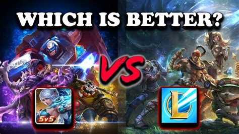 Mobile Legends Vs League Of Legends Wild Rift BEST COMPARISON VIDEO