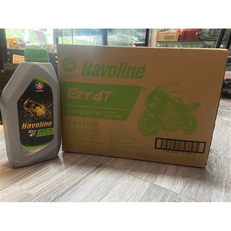 Havoline Ezy T Engine Oil W Liter Box Pc Shopee Philippines