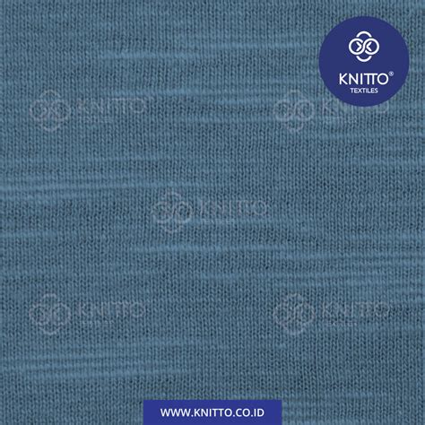 Cotton Slub 30s Blue Mirage Toko Bahan Kaos Knitto