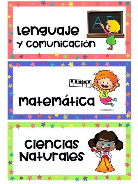 Three Spanish Posters With Different Types Of Words