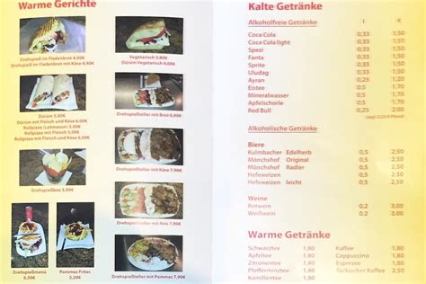 Speisekarte Von Istanbul Grill Restaurant Kulmbach Albert Ruckdeschel