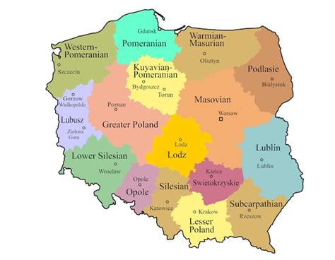 Polska Mapa