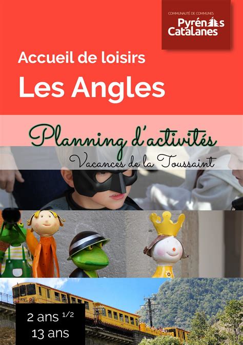 Calaméo Accueil de loisirs Les Angles Programme Toussaint