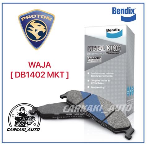 PROTON WAJA FRONT BRAKE PAD 1SET BENDIX METAL KING TITANIUM MKT