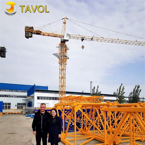 Qtz80 Model New Construction Tower Crane 6t 8t 10t For Construction