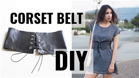 Diy Corset Belt Youtube