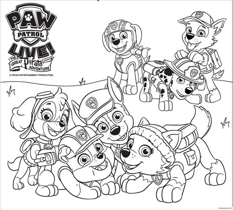 Mission Paw Patrol Printables Coloring Pages