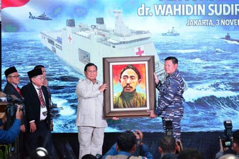 Menhan Kukuhkan Kri Wahidin Sudirohusodo Jadi Kapal Rs Tni Al