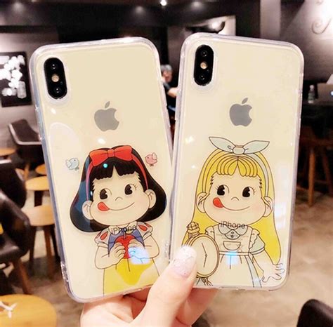 Para O Iphone 6 6s 7 8 além de Luxo Macio Silicone Case Menina Padrão