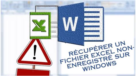 Comment restaurer un fichier Excel non sauvegardé sur Windows YouTube