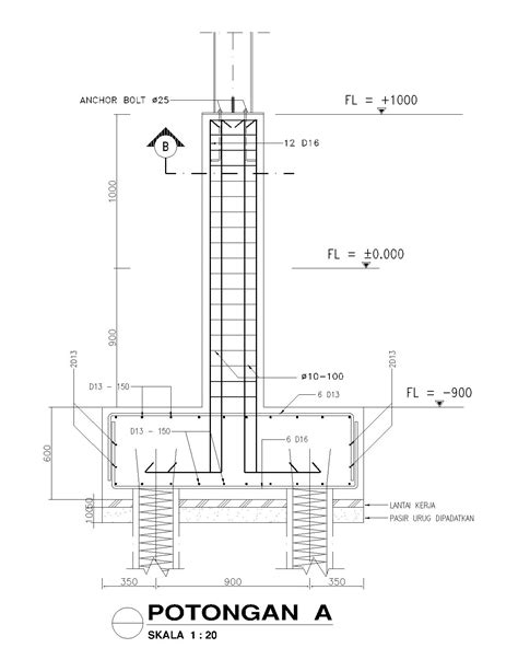 Tabel Baja Besi Beton Pondasi Tapak Autocad Imagesee Porn Sex Picture