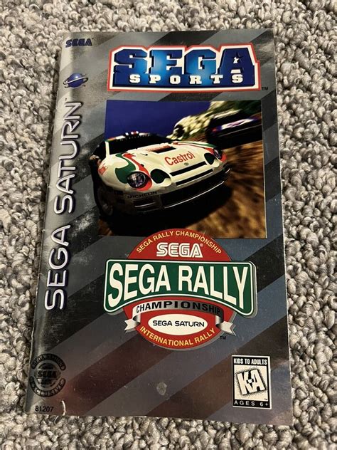 Sega Rally Championship International Rally Sega Saturn 1995 CIB