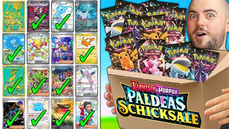 Wir wollen ALLE NEUEN Pokémon Paldeas Schicksale KARTEN YouTube