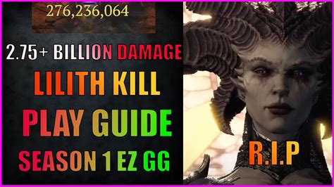 Diablo 4 Guides Builds Uber Lilith Kill Druid SEASON 1 Guide Tipp