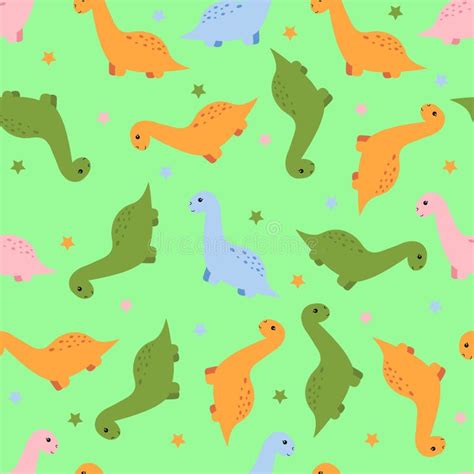 Kawaii Dino Pattern Stock Illustrations 261 Kawaii Dino Pattern Stock