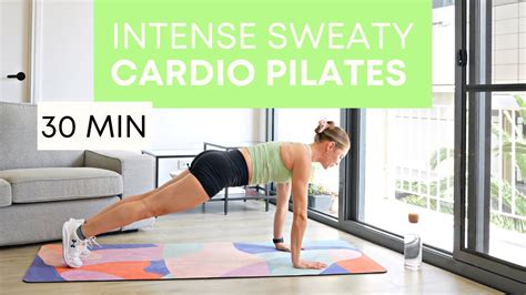 30 Min Sweaty Pilates Feel The Burn With Insane Cardio Pilates Warm