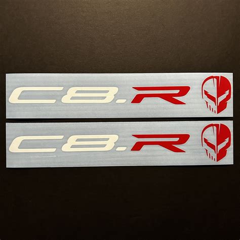 Pair Corvette Stingray C R Jake Racing Decal Sticker C Z