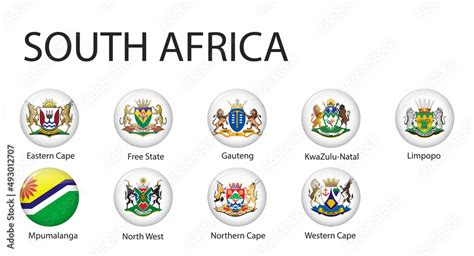 all Flags of regions of South Africa Stock Vector | Adobe Stock